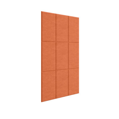 Alpha Acoustic Tile Rectangle - Orange