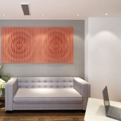 Cercles muraux ton sur ton